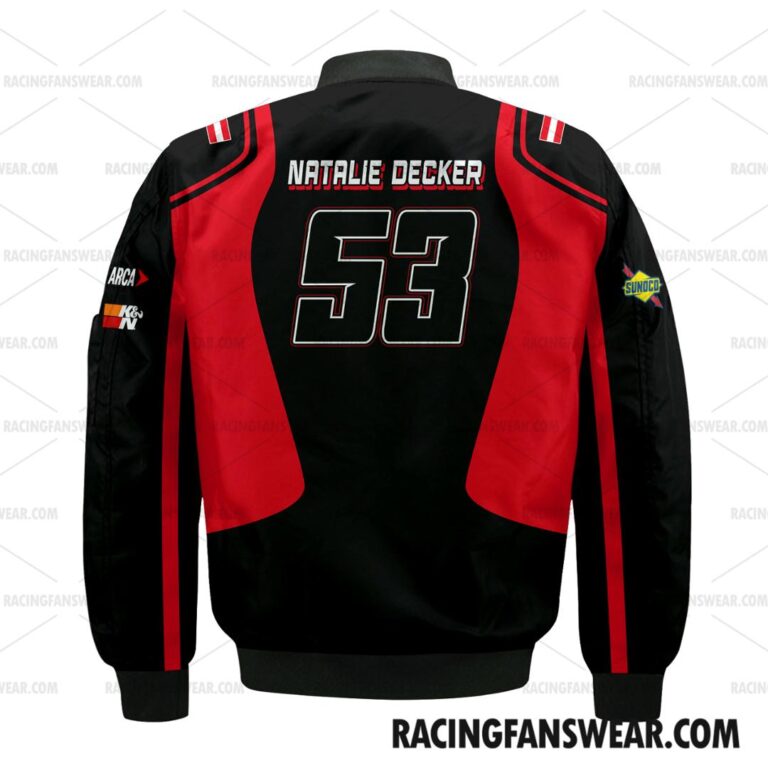 Nascar store - Loyal fans of Natalie Decker's Bomber Jacket,Unisex Thick Coat,Unisex Sleeveless Hoodie,Unisex Hooded T-Shirt,Kid Sleeveless Hoodie,Kid Hooded T-Shirts,Kid Thick Coat:vintage nascar racing suit,uniform,apparel,shirts,merch,hoodie,jackets,shorts,sweatshirt,outfits,clothes