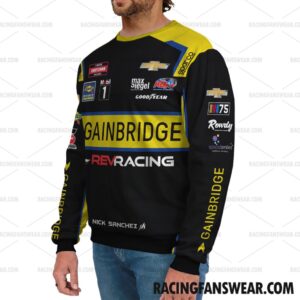 Nick Sanchez Nascar Racing 2023 Customize Name and Number Sweatshirt Zip Pop Top Hoodie T-Shirt Long Pant 13 Nascar store - Loyal fans of Nick Sanchez's Combo Unisex Hoodie + Unisex Long Pants,Combo Unisex Pop Top Hoodie + Unisex Long Pants,Combo Unisex Zip Hoodie + Unisex Long Pants,Combo Kid Hoodie + Kid Long Pants,Combo Kid Zip Hoodie + Kid Long Pants,Unisex Pop Top Hoodie,Unisex Hoodie,Unisex Zip Hoodie,Unisex T-Shirt,Unisex Sweatshirt,Unisex Long Pants,Kid Hoodie,Kid Zip Hoodie,Kid T-Shirt,Kid Sweatshirt,Kid Long Pants:vintage nascar racing suit,uniform,apparel,shirts,merch,hoodie,jackets,shorts,sweatshirt,outfits,clothes