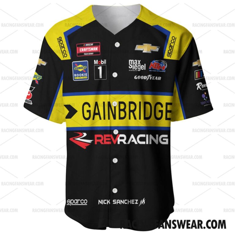 Nascar store - Loyal fans of Nick Sanchez's Unisex Baseball Jerseys,Kid Baseball Jerseys,Youth Baseball Jerseys:vintage nascar racing suit,uniform,apparel,shirts,merch,hoodie,jackets,shorts,sweatshirt,outfits,clothes