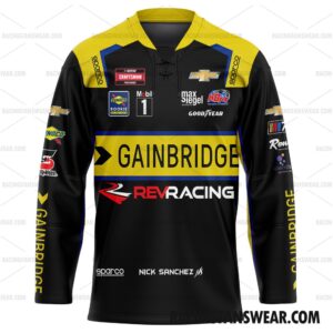 Nascar store - Loyal fans of Nick Sanchez's Men's Hockey Jerseys,WoMen's Hockey Jerseys,Youth's Hockey Jerseys:vintage nascar racing suit,uniform,apparel,shirts,merch,hoodie,jackets,shorts,sweatshirt,outfits,clothes