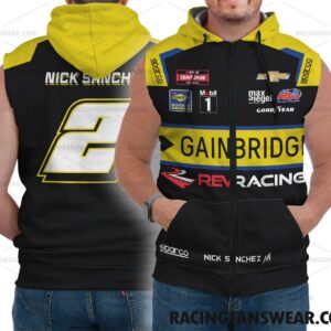 Nascar store - Loyal fans of Nick Sanchez's Bomber Jacket,Unisex Thick Coat,Unisex Sleeveless Hoodie,Unisex Hooded T-Shirt,Kid Sleeveless Hoodie,Kid Hooded T-Shirts,Kid Thick Coat:vintage nascar racing suit,uniform,apparel,shirts,merch,hoodie,jackets,shorts,sweatshirt,outfits,clothes