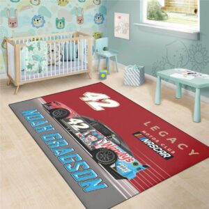 Noah Gragson Nascar Legacy Motor Club Racing Carpet Living Room Area Rugs Doormats Blanket Flag Home 4 Nascar store - Loyal fans of Noah Gragson's Rug,Doormat,Blanket Microfiber Fleece,Blanket Premium Sherpa,House Flag:vintage nascar racing suit,uniform,apparel,shirts,merch,hoodie,jackets,shorts,sweatshirt,outfits,clothes