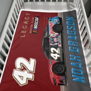 Noah Gragson Nascar Legacy Motor Club Racing Carpet Living Room Area Rugs Doormats Blanket Flag Home 10 Nascar store - Loyal fans of Noah Gragson's Rug,Doormat,Blanket Microfiber Fleece,Blanket Premium Sherpa,House Flag:vintage nascar racing suit,uniform,apparel,shirts,merch,hoodie,jackets,shorts,sweatshirt,outfits,clothes