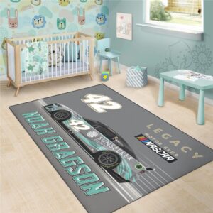 Noah Gragson Nascar Legacy Motor Club Racing Carpet Living Room Area Rugs Doormats Blanket Flag Home 4 Nascar store - Loyal fans of Noah Gragson's Rug,Doormat,Blanket Microfiber Fleece,Blanket Premium Sherpa,House Flag:vintage nascar racing suit,uniform,apparel,shirts,merch,hoodie,jackets,shorts,sweatshirt,outfits,clothes