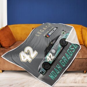 Noah Gragson Nascar Legacy Motor Club Racing Carpet Living Room Area Rugs Doormats Blanket Flag Home 6 Nascar store - Loyal fans of Noah Gragson's Rug,Doormat,Blanket Microfiber Fleece,Blanket Premium Sherpa,House Flag:vintage nascar racing suit,uniform,apparel,shirts,merch,hoodie,jackets,shorts,sweatshirt,outfits,clothes