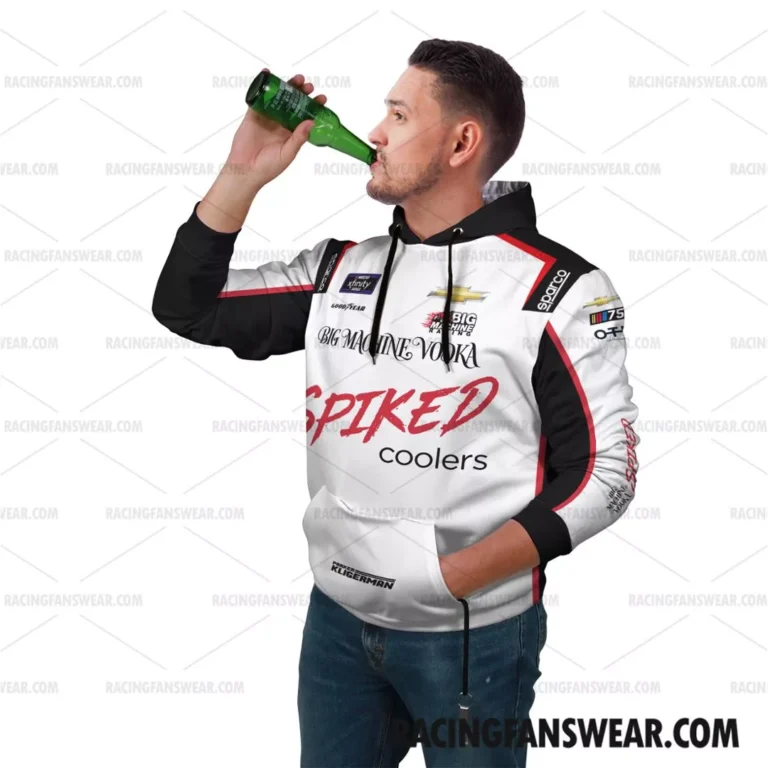 Nascar store - Loyal fans of Parker Kligerman's Combo Unisex Pop Top Hoodie + Unisex Long Pants,Unisex Pop Top Hoodie,Unisex Long Pants:vintage nascar racing suit,uniform,apparel,shirts,merch,hoodie,jackets,shorts,sweatshirt,outfits,clothes