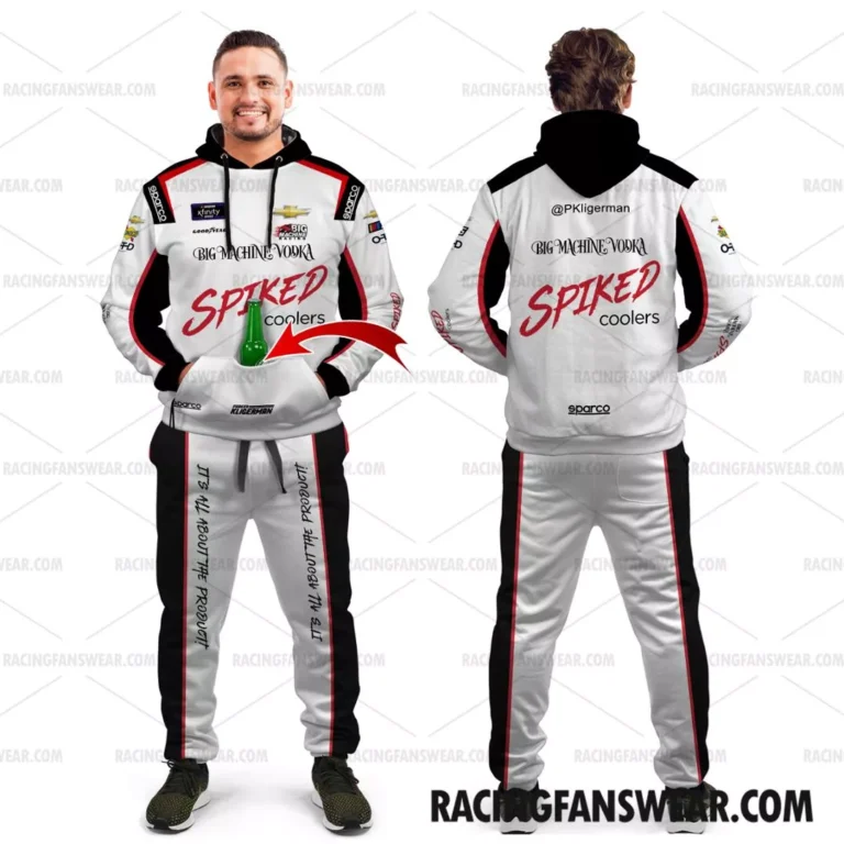 Nascar store - Loyal fans of Parker Kligerman's Combo Unisex Pop Top Hoodie + Unisex Long Pants,Unisex Pop Top Hoodie,Unisex Long Pants:vintage nascar racing suit,uniform,apparel,shirts,merch,hoodie,jackets,shorts,sweatshirt,outfits,clothes