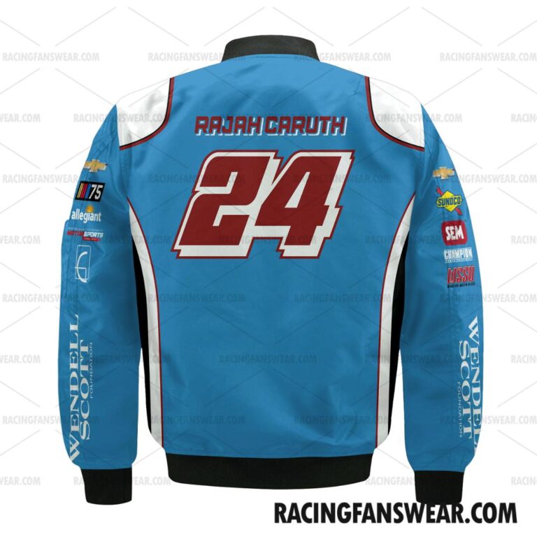 Nascar store - Loyal fans of Rajah Caruth's Bomber Jacket,Unisex Thick Coat,Unisex Sleeveless Hoodie,Unisex Hooded T-Shirt,Kid Sleeveless Hoodie,Kid Hooded T-Shirts,Kid Thick Coat:vintage nascar racing suit,uniform,apparel,shirts,merch,hoodie,jackets,shorts,sweatshirt,outfits,clothes