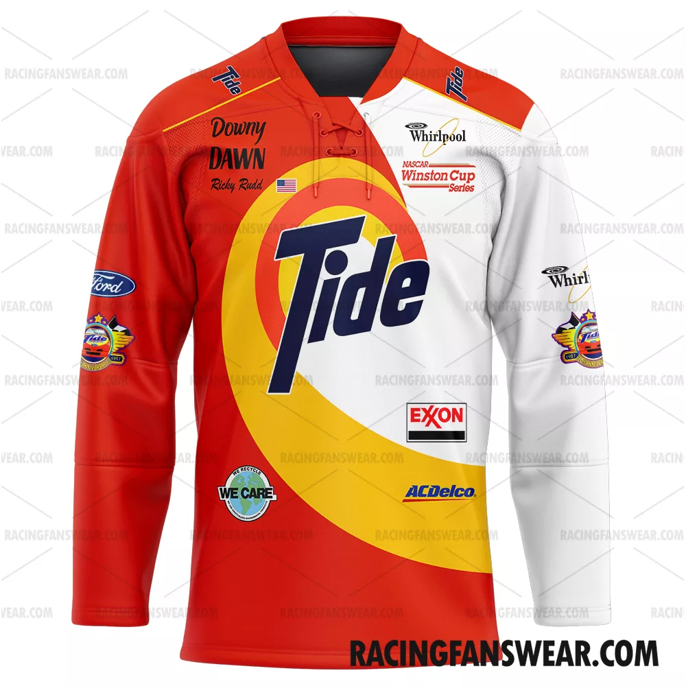 Ricky Rudd Nascar 1975 Racing Uniform Clothes Adult Kid Hockey Jersey ...