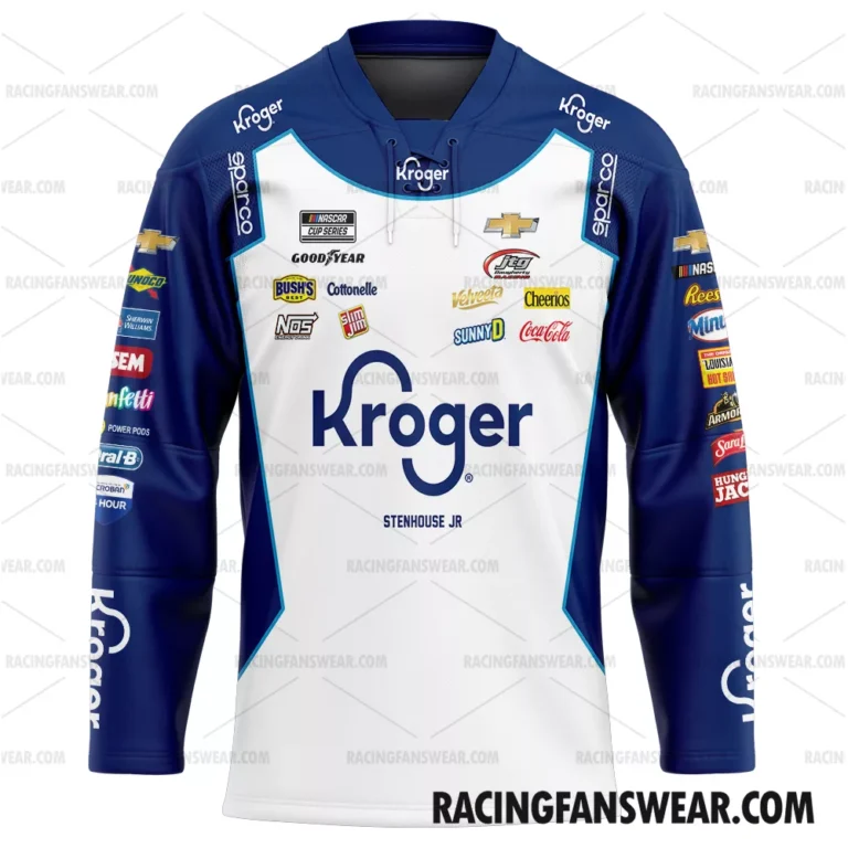 Nascar store - Loyal fans of Ricky Stenhouse Jr's Men's Hockey Jerseys,WoMen's Hockey Jerseys,Youth's Hockey Jerseys:vintage nascar racing suit,uniform,apparel,shirts,merch,hoodie,jackets,shorts,sweatshirt,outfits,clothes