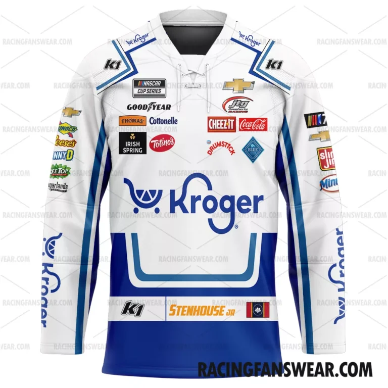 Nascar store - Loyal fans of Ricky Stenhouse Jr.'s Men's Hockey Jerseys,WoMen's Hockey Jerseys,Youth's Hockey Jerseys:vintage nascar racing suit,uniform,apparel,shirts,merch,hoodie,jackets,shorts,sweatshirt,outfits,clothes