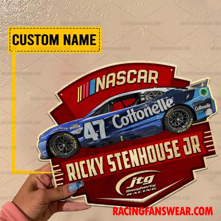 Nascar store - Loyal fans of Ricky Stenhouse Jr's Cut Metal Signs:vintage nascar racing suit,uniform,apparel,shirts,merch,hoodie,jackets,shorts,sweatshirt,outfits,clothes