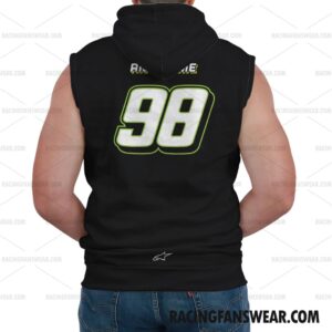 Nascar store - Loyal fans of Riley Herbst's Bomber Jacket,Unisex Thick Coat,Unisex Sleeveless Hoodie,Unisex Hooded T-Shirt,Kid Sleeveless Hoodie,Kid Hooded T-Shirts,Kid Thick Coat:vintage nascar racing suit,uniform,apparel,shirts,merch,hoodie,jackets,shorts,sweatshirt,outfits,clothes