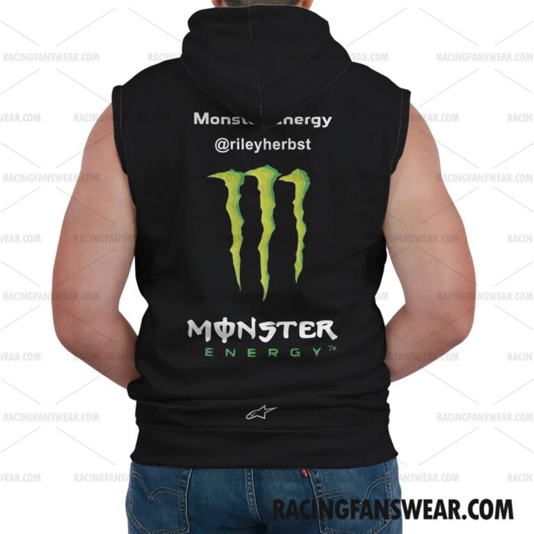 Nascar store - Loyal fans of Riley Herbst's Unisex Sleeveless Hoodie,Unisex Hooded T-Shirt,Kid Sleeveless Hoodie,Kid Hooded T-Shirts:vintage nascar racing suit,uniform,apparel,shirts,merch,hoodie,jackets,shorts,sweatshirt,outfits,clothes