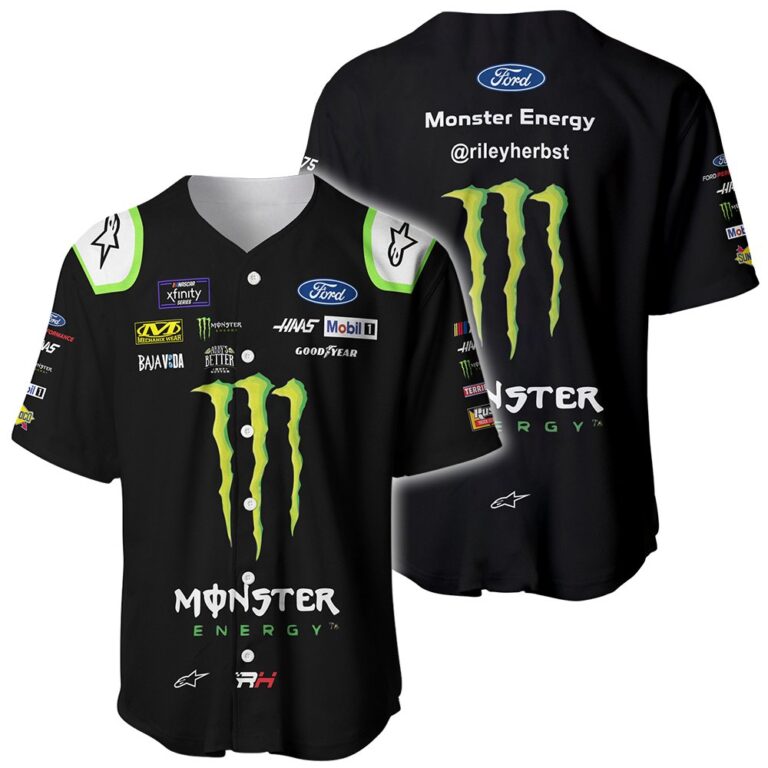 Nascar store - Loyal fans of Riley Herbst's Unisex Baseball Jerseys,Kid Baseball Jerseys,Youth Baseball Jerseys:vintage nascar racing suit,uniform,apparel,shirts,merch,hoodie,jackets,shorts,sweatshirt,outfits,clothes