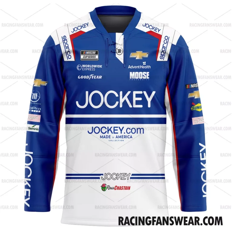 Nascar store - Loyal fans of Ross Chastain's Men's Hockey Jerseys,WoMen's Hockey Jerseys,Youth's Hockey Jerseys:vintage nascar racing suit,uniform,apparel,shirts,merch,hoodie,jackets,shorts,sweatshirt,outfits,clothes