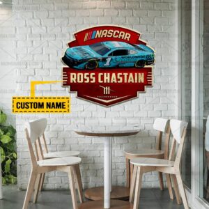 Nascar store - Loyal fans of Ross Chastain's Cut Metal Signs:vintage nascar racing suit,uniform,apparel,shirts,merch,hoodie,jackets,shorts,sweatshirt,outfits,clothes