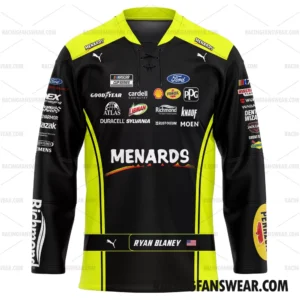 Nascar store - Loyal fans of Ryan Blaney's Men's Hockey Jerseys,WoMen's Hockey Jerseys,Youth's Hockey Jerseys:vintage nascar racing suit,uniform,apparel,shirts,merch,hoodie,jackets,shorts,sweatshirt,outfits,clothes