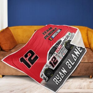 Ryan Blaney Nascar Racing Carpet Living Room Area Rugs Doormats Blanket Flag Home 6 Nascar store - Loyal fans of Ryan Blaney's Rug,Doormat,Blanket Microfiber Fleece,Blanket Premium Sherpa,House Flag:vintage nascar racing suit,uniform,apparel,shirts,merch,hoodie,jackets,shorts,sweatshirt,outfits,clothes