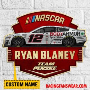 Nascar store - Loyal fans of Ryan Blaney's Cut Metal Signs:vintage nascar racing suit,uniform,apparel,shirts,merch,hoodie,jackets,shorts,sweatshirt,outfits,clothes