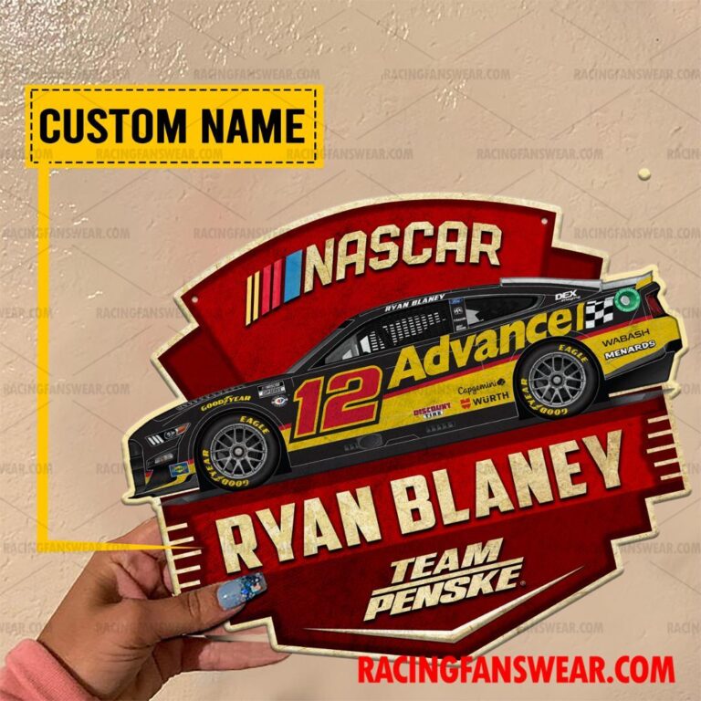 Nascar store - Loyal fans of Ryan Blaney's Cut Metal Signs:vintage nascar racing suit,uniform,apparel,shirts,merch,hoodie,jackets,shorts,sweatshirt,outfits,clothes