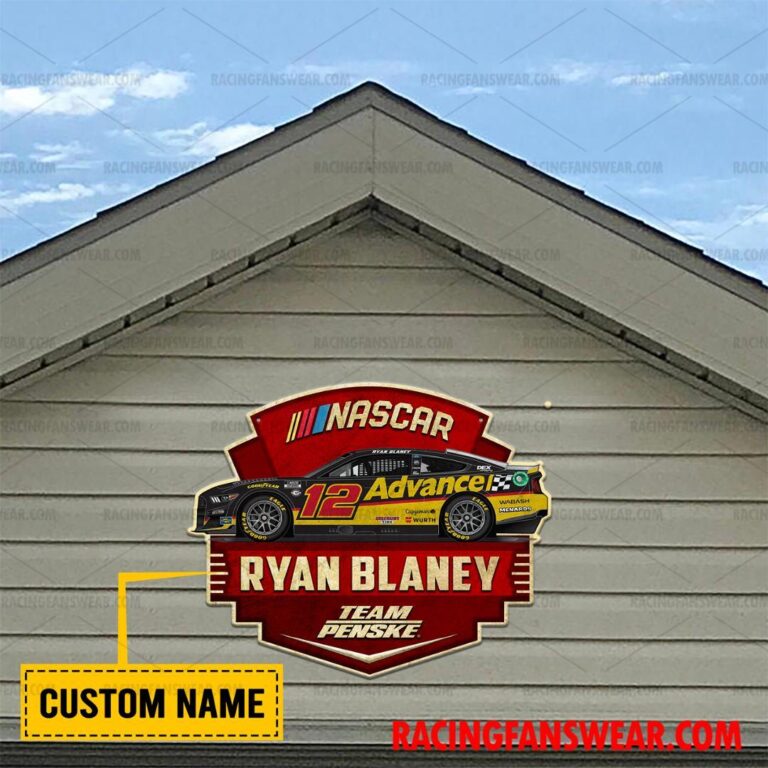 Nascar store - Loyal fans of Ryan Blaney's Cut Metal Signs:vintage nascar racing suit,uniform,apparel,shirts,merch,hoodie,jackets,shorts,sweatshirt,outfits,clothes