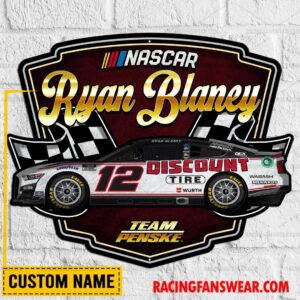 Nascar store - Loyal fans of Ryan Blaney's Cut Metal Signs:vintage nascar racing suit,uniform,apparel,shirts,merch,hoodie,jackets,shorts,sweatshirt,outfits,clothes