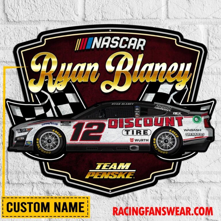 Nascar store - Loyal fans of Ryan Blaney's Cut Metal Signs:vintage nascar racing suit,uniform,apparel,shirts,merch,hoodie,jackets,shorts,sweatshirt,outfits,clothes