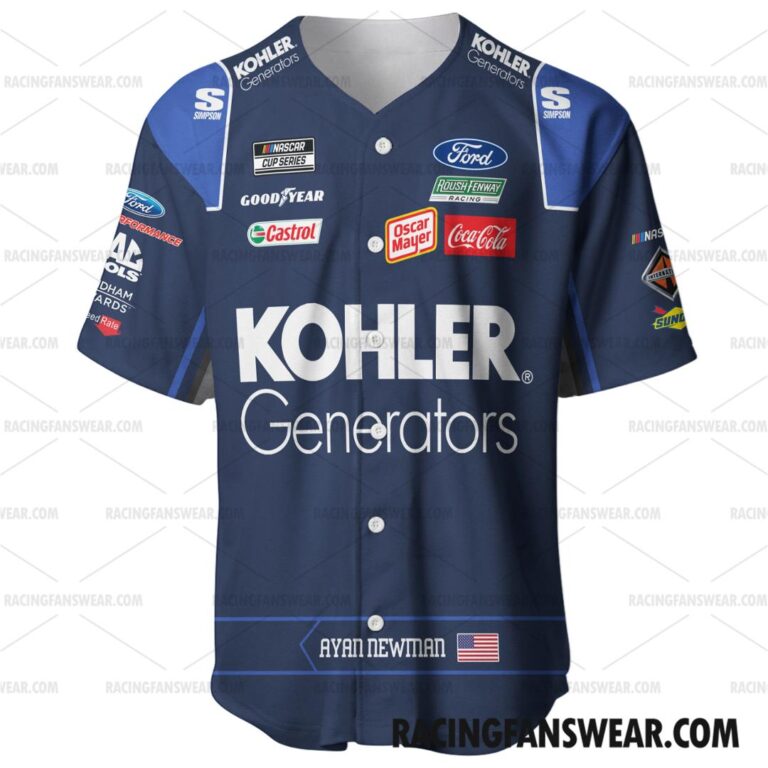 Nascar store - Loyal fans of Ryan Newman's Unisex Baseball Jerseys,Kid Baseball Jerseys,Youth Baseball Jerseys:vintage nascar racing suit,uniform,apparel,shirts,merch,hoodie,jackets,shorts,sweatshirt,outfits,clothes