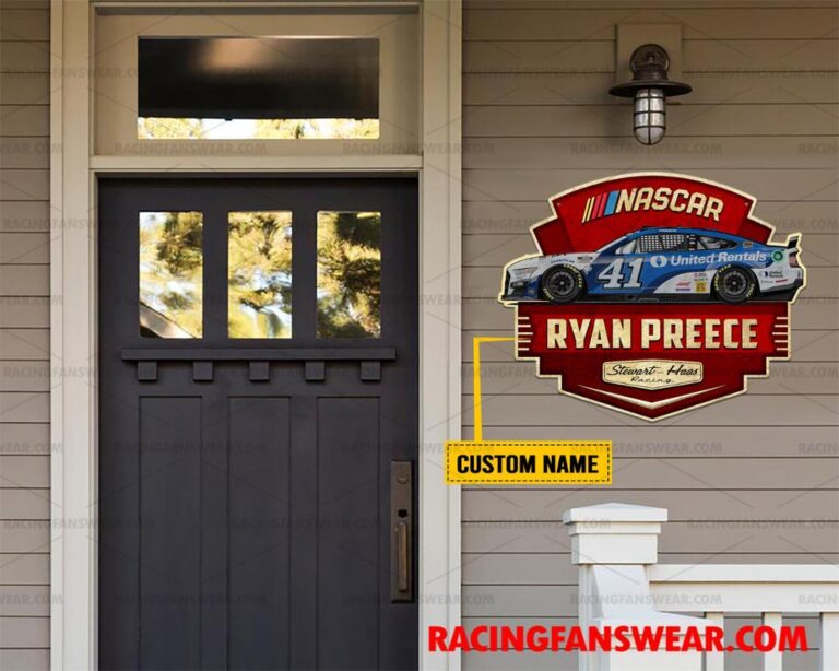 Nascar store - Loyal fans of Ryan Preece's Cut Metal Signs:vintage nascar racing suit,uniform,apparel,shirts,merch,hoodie,jackets,shorts,sweatshirt,outfits,clothes