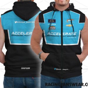 Nascar store - Loyal fans of Sam Mayer's Bomber Jacket,Unisex Thick Coat,Unisex Sleeveless Hoodie,Unisex Hooded T-Shirt,Kid Sleeveless Hoodie,Kid Hooded T-Shirts,Kid Thick Coat:vintage nascar racing suit,uniform,apparel,shirts,merch,hoodie,jackets,shorts,sweatshirt,outfits,clothes