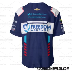 Spencer Boyd Nascar 2023 Racing Suit Uniform Apparel Clothes Adult Kid Youth Baseball Jersey 2 Nascar store - Loyal fans of Spencer Boyd's Unisex Baseball Jerseys,Kid Baseball Jerseys,Youth Baseball Jerseys:vintage nascar racing suit,uniform,apparel,shirts,merch,hoodie,jackets,shorts,sweatshirt,outfits,clothes