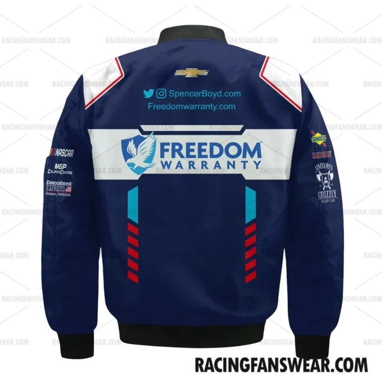 Nascar store - Loyal fans of Spencer Boyd's Bomber Jacket,Unisex Thick Coat,Kid Thick Coat:vintage nascar racing suit,uniform,apparel,shirts,merch,hoodie,jackets,shorts,sweatshirt,outfits,clothes