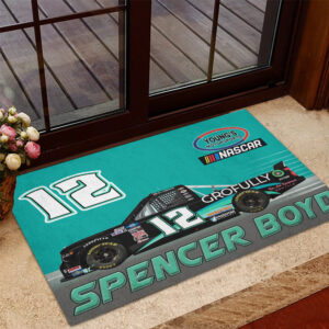 Spencer Boyd Nascar Racing 2023 Carpet Living Room Area Rugs Doormats Blanket Flag Home 6 Nascar store - Loyal fans of Spencer Boyd's Rug,Doormat,Blanket Microfiber Fleece,Blanket Premium Sherpa,House Flag:vintage nascar racing suit,uniform,apparel,shirts,merch,hoodie,jackets,shorts,sweatshirt,outfits,clothes