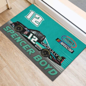 Spencer Boyd Nascar Racing 2023 Carpet Living Room Area Rugs Doormats Blanket Flag Home 5 Nascar store - Loyal fans of Spencer Boyd's Rug,Doormat,Blanket Microfiber Fleece,Blanket Premium Sherpa,House Flag:vintage nascar racing suit,uniform,apparel,shirts,merch,hoodie,jackets,shorts,sweatshirt,outfits,clothes