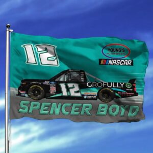 Spencer Boyd Nascar Racing 2023 Carpet Living Room Area Rugs Doormats Blanket Flag Home 12 Nascar store - Loyal fans of Spencer Boyd's Rug,Doormat,Blanket Microfiber Fleece,Blanket Premium Sherpa,House Flag:vintage nascar racing suit,uniform,apparel,shirts,merch,hoodie,jackets,shorts,sweatshirt,outfits,clothes