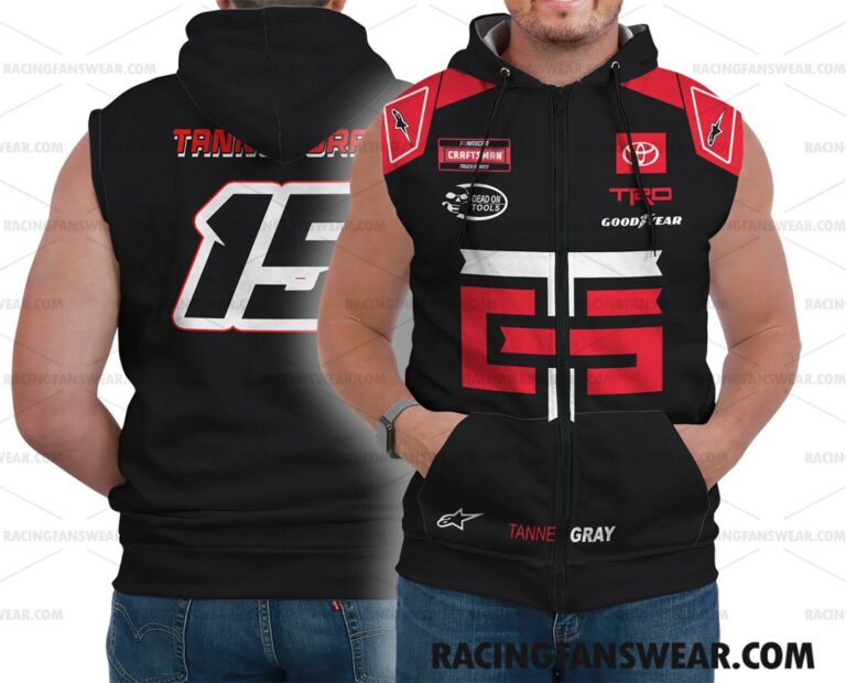 Nascar store - Loyal fans of Tanner Gray's Bomber Jacket,Unisex Thick Coat,Unisex Sleeveless Hoodie,Unisex Hooded T-Shirt,Kid Sleeveless Hoodie,Kid Hooded T-Shirts,Kid Thick Coat:vintage nascar racing suit,uniform,apparel,shirts,merch,hoodie,jackets,shorts,sweatshirt,outfits,clothes