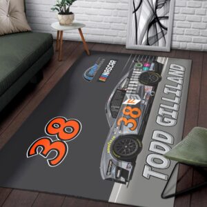 Todd Gilliland Nascar Racing 2023 Carpet Living Room Area Rugs Doormats Blanket Flag Home 1 Nascar store - Loyal fans of Todd Gilliland's Rug,Doormat,Blanket Microfiber Fleece,Blanket Premium Sherpa,House Flag:vintage nascar racing suit,uniform,apparel,shirts,merch,hoodie,jackets,shorts,sweatshirt,outfits,clothes