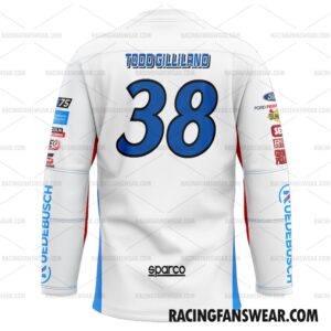 Nascar store - Loyal fans of Todd Gilliland's Unisex Baseball Jerseys,Kid Baseball Jerseys,Youth Baseball Jerseys,Men's Hockey Jerseys,WoMen's Hockey Jerseys,Youth's Hockey Jerseys:vintage nascar racing suit,uniform,apparel,shirts,merch,hoodie,jackets,shorts,sweatshirt,outfits,clothes