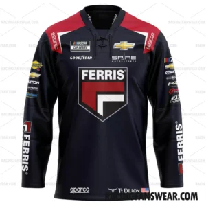 Nascar store - Loyal fans of Ty Dillon's Men's Hockey Jerseys,WoMen's Hockey Jerseys,Youth's Hockey Jerseys:vintage nascar racing suit,uniform,apparel,shirts,merch,hoodie,jackets,shorts,sweatshirt,outfits,clothes