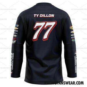 Ty Dillon Nascar Racing 2023 Uniform Apparel Clothes Baseball Jersey Hockey Jersey 4 Nascar store - Loyal fans of Ty Dillon's Unisex Baseball Jerseys,Kid Baseball Jerseys,Youth Baseball Jerseys,Men's Hockey Jerseys,WoMen's Hockey Jerseys,Youth's Hockey Jerseys:vintage nascar racing suit,uniform,apparel,shirts,merch,hoodie,jackets,shorts,sweatshirt,outfits,clothes