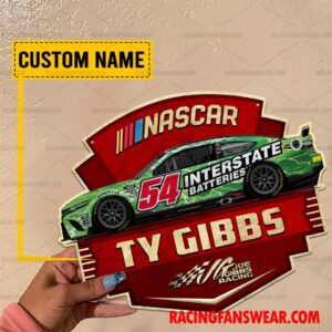 Ty Gibbs Nascar Racing Customize Name Home Cut Metal Signs 2 Nascar store - Loyal fans of Ty Gibbs's Cut Metal Signs:vintage nascar racing suit,uniform,apparel,shirts,merch,hoodie,jackets,shorts,sweatshirt,outfits,clothes