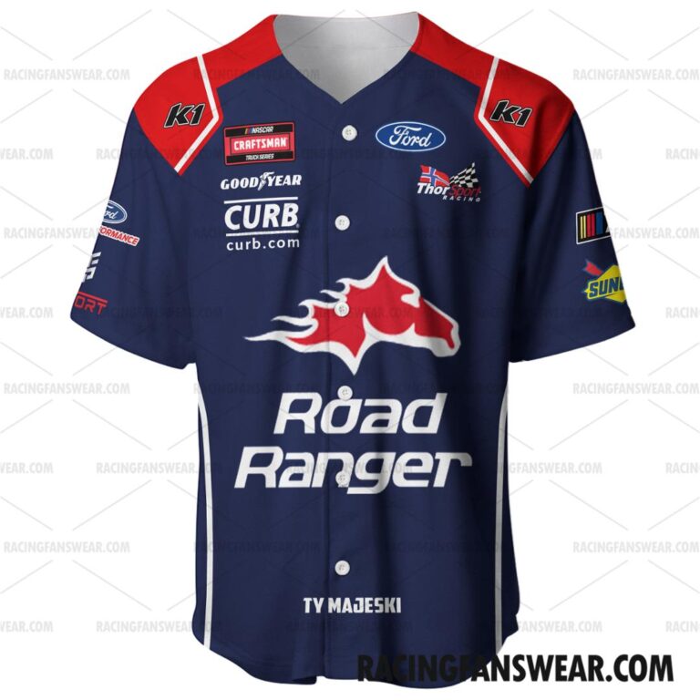 Nascar store - Loyal fans of Ty Majeski's Unisex Baseball Jerseys,Kid Baseball Jerseys,Youth Baseball Jerseys:vintage nascar racing suit,uniform,apparel,shirts,merch,hoodie,jackets,shorts,sweatshirt,outfits,clothes