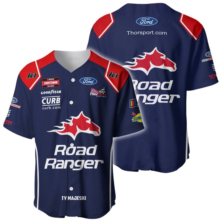 Nascar store - Loyal fans of Ty Majeski's Unisex Baseball Jerseys,Kid Baseball Jerseys,Youth Baseball Jerseys:vintage nascar racing suit,uniform,apparel,shirts,merch,hoodie,jackets,shorts,sweatshirt,outfits,clothes