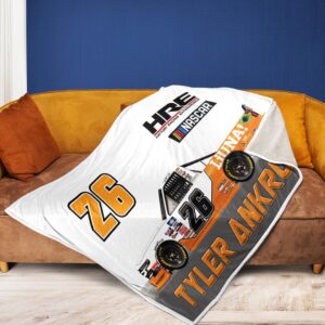 Tyler Ankrum Nascar Racing 2023 Carpet Living Room Area Rugs Doormats Blanket Flag Home 7 Nascar store - Loyal fans of Tyler Ankrum's Rug,Doormat,Blanket Microfiber Fleece,Blanket Premium Sherpa,House Flag:vintage nascar racing suit,uniform,apparel,shirts,merch,hoodie,jackets,shorts,sweatshirt,outfits,clothes
