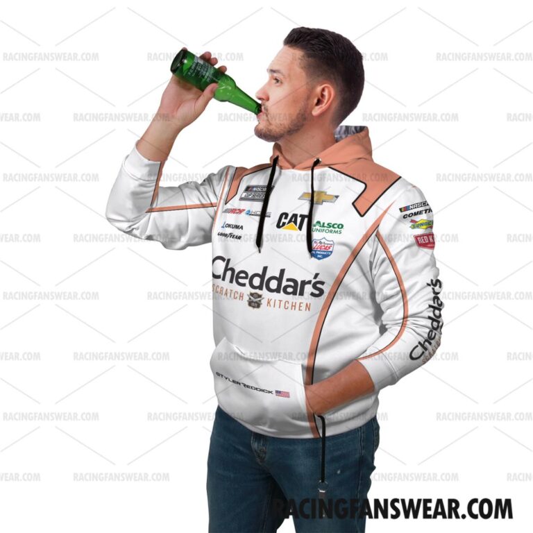 Nascar store - Loyal fans of Tyler Reddick's Combo Unisex Pop Top Hoodie + Unisex Long Pants,Unisex Pop Top Hoodie,Unisex Long Pants:vintage nascar racing suit,uniform,apparel,shirts,merch,hoodie,jackets,shorts,sweatshirt,outfits,clothes