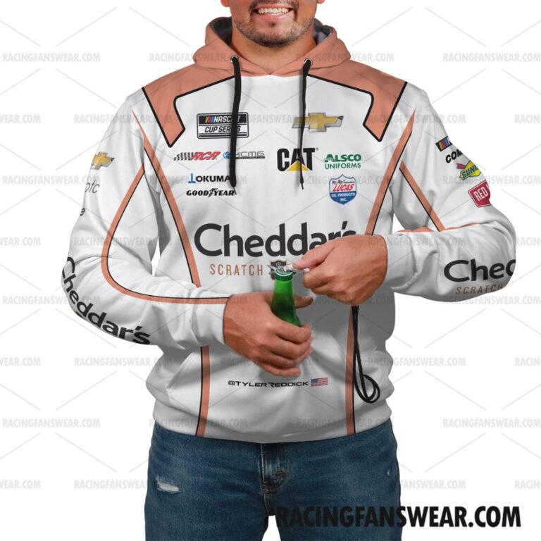 Nascar store - Loyal fans of Tyler Reddick's Combo Unisex Pop Top Hoodie + Unisex Long Pants,Unisex Pop Top Hoodie,Unisex Long Pants:vintage nascar racing suit,uniform,apparel,shirts,merch,hoodie,jackets,shorts,sweatshirt,outfits,clothes