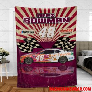 Alex Bowman Nascar Racing Home Blanket | Bedding Duvet Cover + 1|2 Pillow Cases 6 Nascar store - Loyal fans of Alex Bowman's Bedding Duvet Cover + 1/2 Pillow Cases,Blanket Microfiber Fleece,Blanket Premium Sherpa:vintage nascar racing suit,uniform,apparel,shirts,merch,hoodie,jackets,shorts,sweatshirt,outfits,clothes