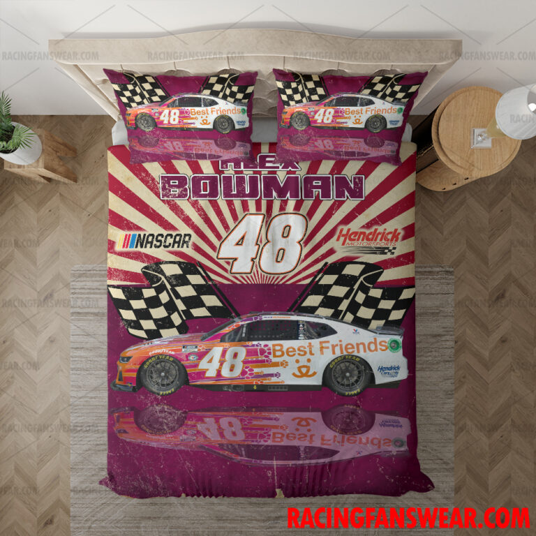 Nascar store - Loyal fans of Alex Bowman's Bedding Duvet Cover + 1/2 Pillow Cases,Blanket Microfiber Fleece,Blanket Premium Sherpa:vintage nascar racing suit,uniform,apparel,shirts,merch,hoodie,jackets,shorts,sweatshirt,outfits,clothes