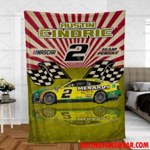 Nascar store - Loyal fans of Austin Cindric's Bedding Duvet Cover + 1/2 Pillow Cases,Blanket Microfiber Fleece,Blanket Premium Sherpa:vintage nascar racing suit,uniform,apparel,shirts,merch,hoodie,jackets,shorts,sweatshirt,outfits,clothes